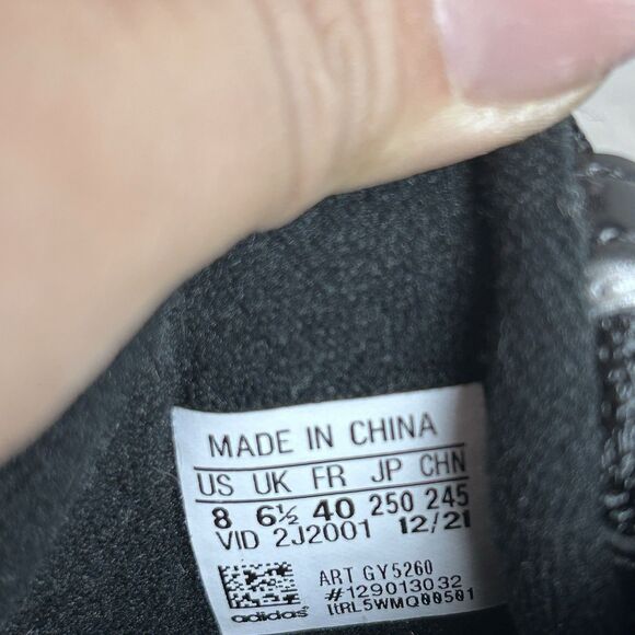 Adidas Astir Black White Womens Sneakers Size 8 Shoes Athletic Gym Running - Picture 6 of 10